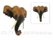 Fali szobor elefánt fej 20cm