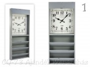 Falióra antik hatású 3db polccal 28x65cm 2f