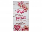 Fatábla Minden Anya 26x50cm