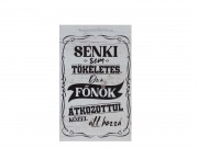 Fatábla Tökéletes főnök 16x26cm