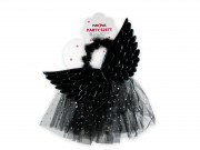 Fekete angyal jelmez szett 3db-os 634603
