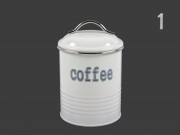 Fémdoboz coffee/sugar/tea tároló 11x17cm C80621180 3f