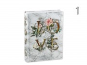 Fényképalbum 200db 15x10cm-es képhez B46200S Love flower 2f