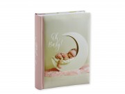 Fényképalbum Baby rózsaszín 200db 15x10cm-es képhez BBM46200T/WH P22-01