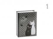 Fényképalbum cicás 100db 10x15cm-es képhez MM46100 BLACK/WHITE 3f