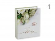 Fényképalbum esküvői virágos 200db 15x10cm-es képhez PP46200 P22-12 2f