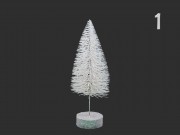 Fenyőfa 30cm fehér/ezüst 30cm CAA721110 2f