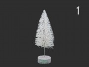 Fenyőfa 30cm fehér/ezüst 30cm CAA721110 2f