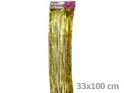 Fólia dekoráció rojt arany 13x100cm 611048