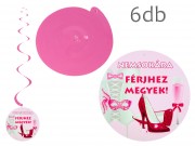 Függődekoráció szett Férjhez megyek 6db M32940