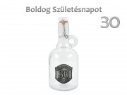 Füles csatosüveg Boldog 30. Születésnapot 0,5l