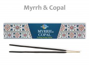 Füstölő pálcika Myrrh Copal 15g Sacred elements