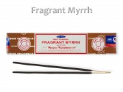 Füstölő pálcika Nag Champa Fragrant Myrrh 15g Satya