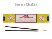 Füstölő pálcika Nag Champa Seven Chakra 15g Satya