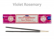 Füstölő pálcika Nag Champa Violet Rosemary 15g Satya