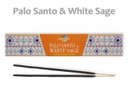 Füstölő pálcika Palo Santo White Sage 15g Sacred Elements