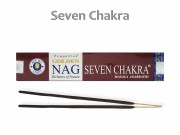 Füstölő pálcika Seven Chakra 15g Golden Nag