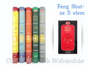 Füstölő szett Feng Shui - az 5 elem 5x20szál