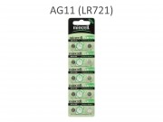 Gombelem AG11, LR721 1,5V 10db alkaline