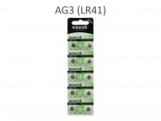 Gombelem AG3, LR41 1,5V 10db alkaline