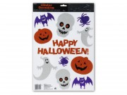 Halloween ablakmatrica glitteres 30x43cm A210806