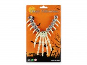 Halloween nyaklánc kéz+koponyák+fogak 632128