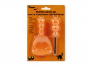 Halloween tökfaragó készlet 2db 13cm 659552