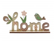 Home dekoráció +madárka 29cm 064038