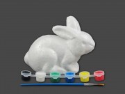 Hungarocell nyuszi festhető+ 6db festék 014E-16