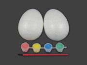 Hungarocell tojás 2db + festékek S63-16