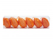 Húsvéti tojás szett narancs zsák 6db 6cm 671801