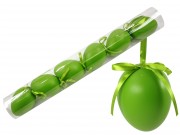 Húsvéti tojás zöld 6db 9cm 409892