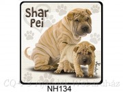 Hűtőmágnes 134 Shar Pei kutya 7,5cm