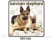 Hűtőmágnes 144 German Shepherd kutya 7,5cm
