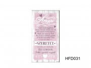Hűtőmágnes HFD031 Az Anyai szeretet 7,5x14cm
