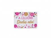 Hűtőmágnes Legjobb Dadus néni 10x7cm MHM27030