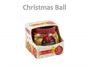 Illatgyertya pohárban Christmas balls 7,5cm