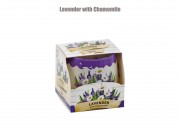 Illatgyertya pohárban Laven...