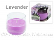 Illatgyertya pohárban Lavender