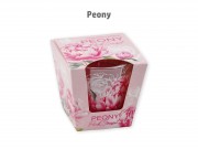 Illatgyertya pohárban Peony 115g