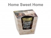 Illatgyertya pohárban Sweet Home 115g