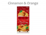 Illatos szálgyertya Cinnamon és Orange 4db 17cm