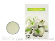 Illatos teamécses White Flowers 6db