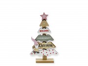 Karácsonyfa dekoráció Boldog Karácsonyt kívánunk 25,5cm 059207