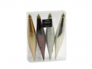 Karácsonyfadísz arany/barna...