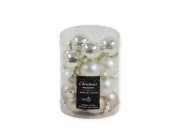 Karácsonyfadísz arany/fehér...