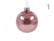 Karácsonyfadísz gömb glitteres 10cm CAA114710 4f