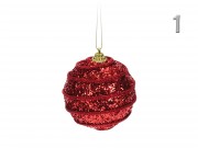 Karácsonyfadísz gömb piros 8cm ABJ420230 4f