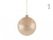 Karácsonyfadísz gömb rozé 8cm ABT598500 4f