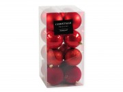 Karácsonyfadísz piros gömb ...